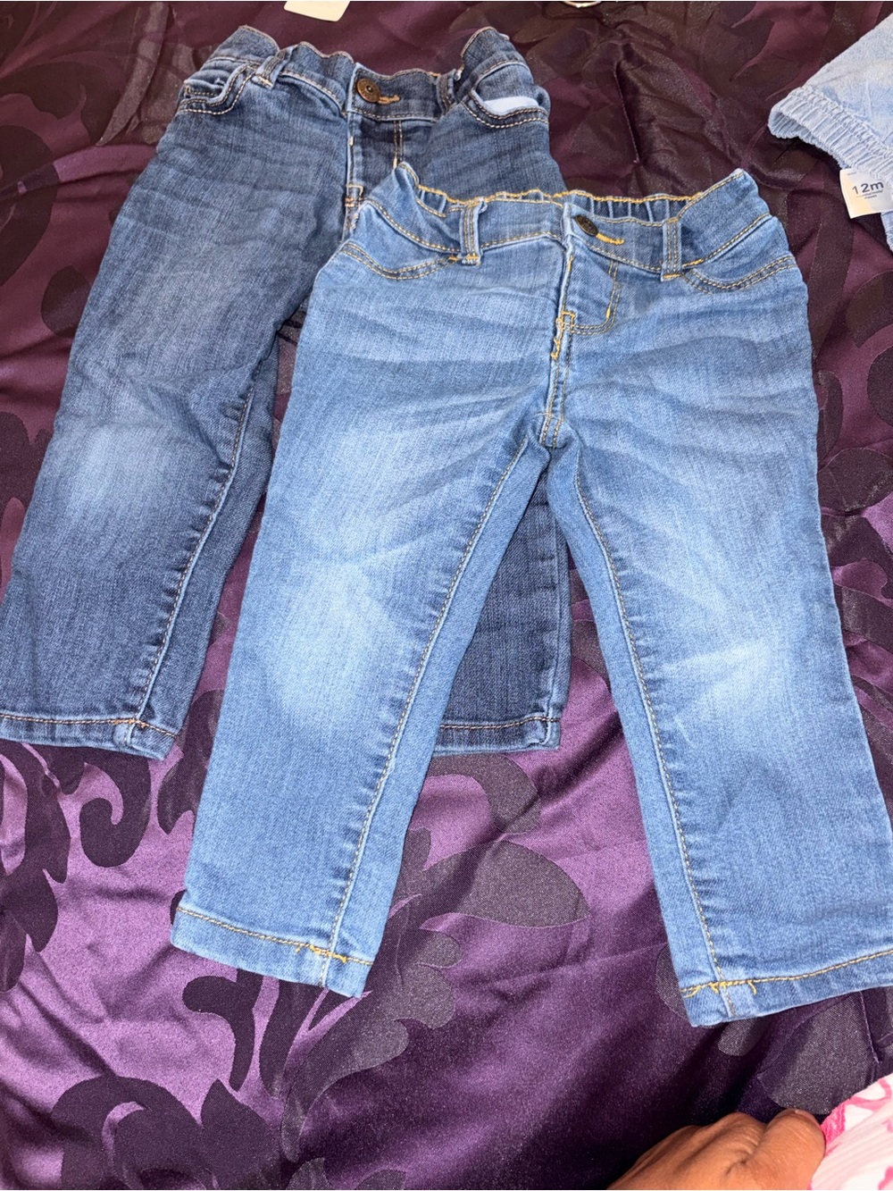 OshKosh B'gosh Twin Pack Denim Jeans in Medium and Dark Blue